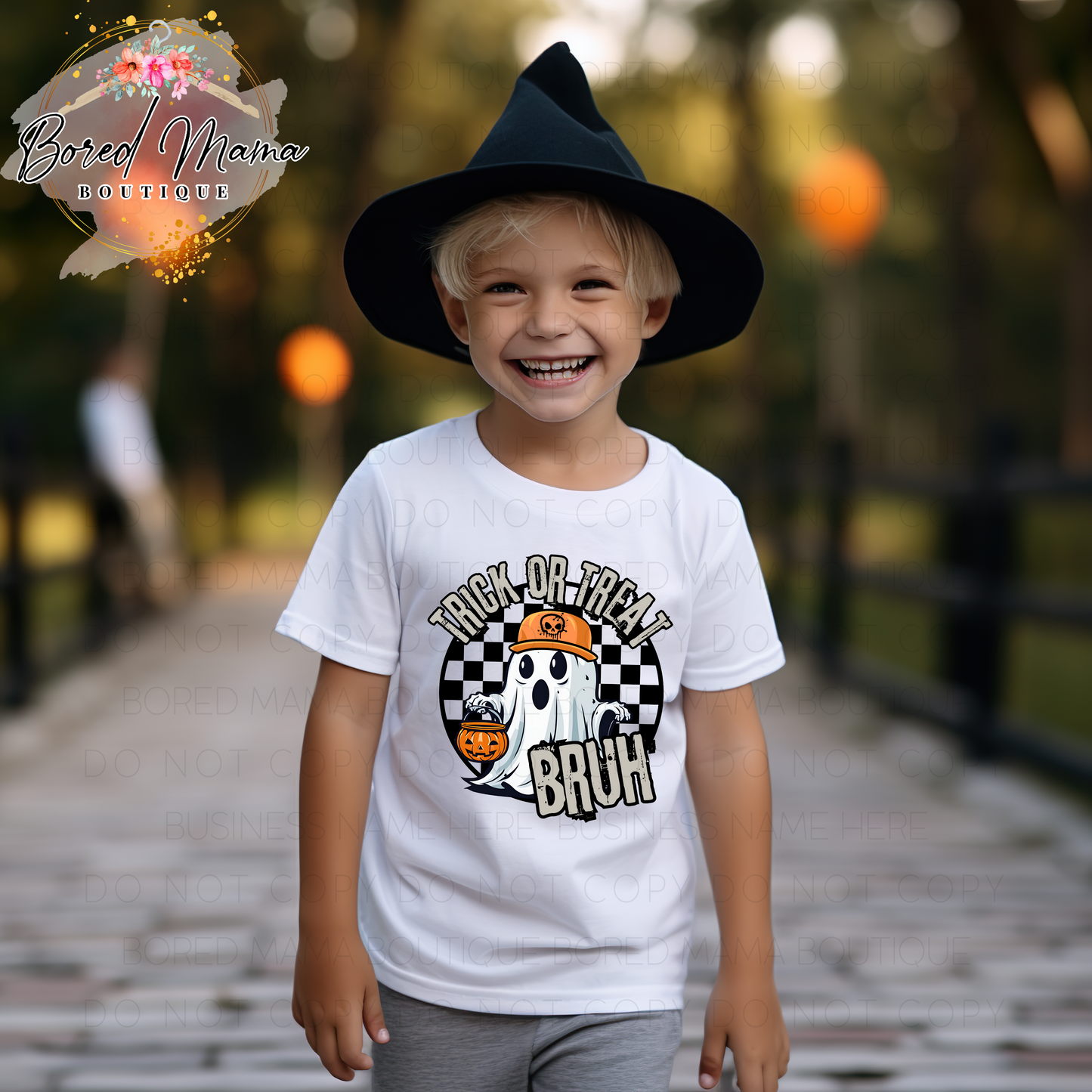 Trick or Treat Bruh Kids T-Shirt