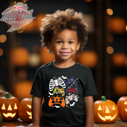 Halloween Gamer Kids T-Shirt