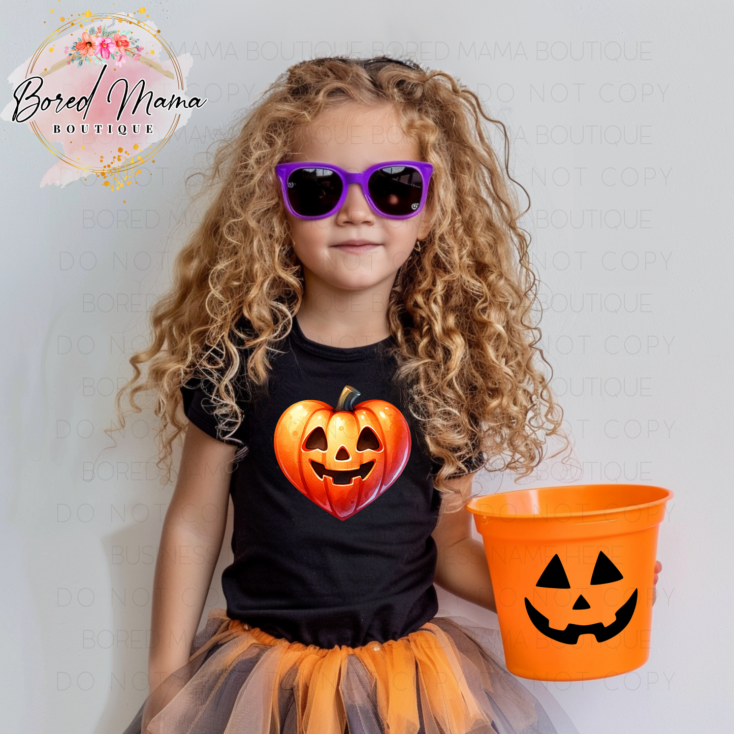 Pumpkin Heart Kids T-Shirt