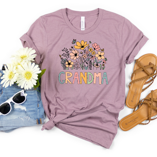 Floral Grandma T-Shirt