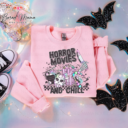 Horror Movies And Chill Sweatshirt