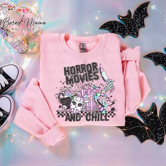 Horror Movies And Chill Sweatshirt