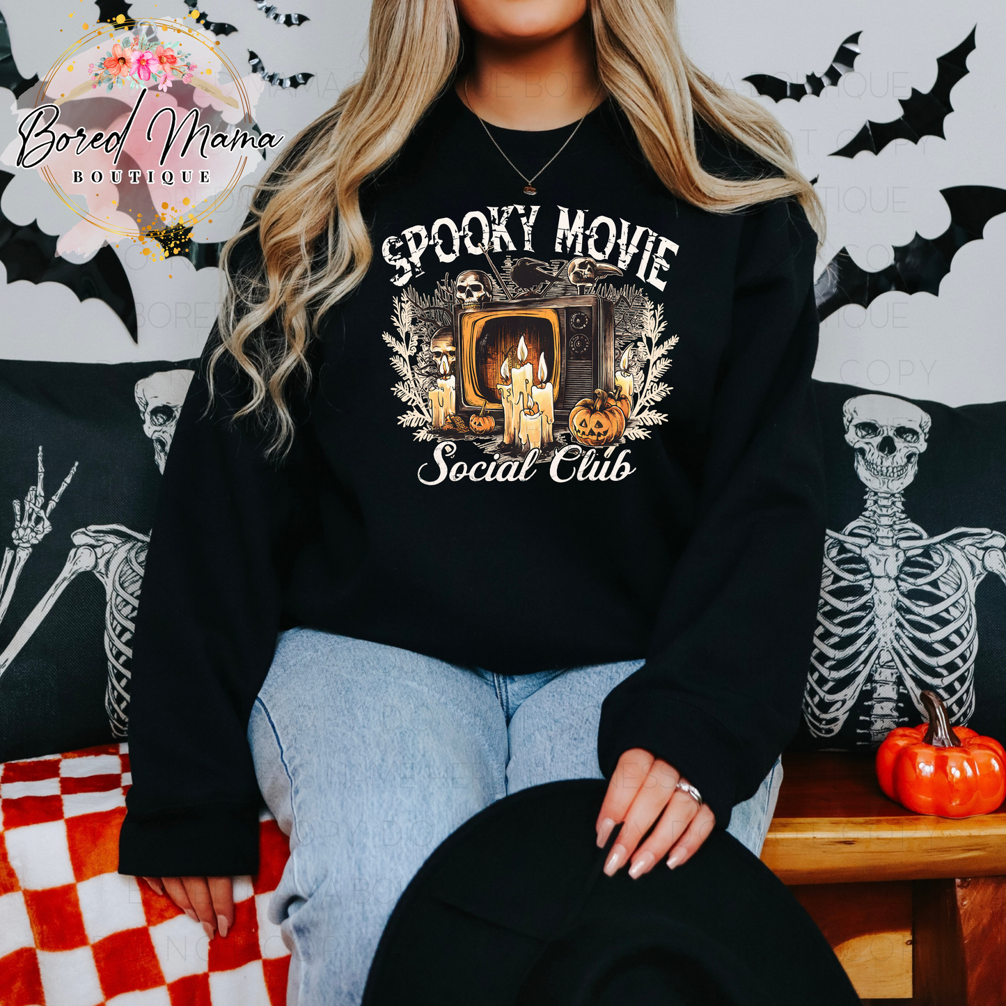 Spooky Movie Social Club Sweatshirt